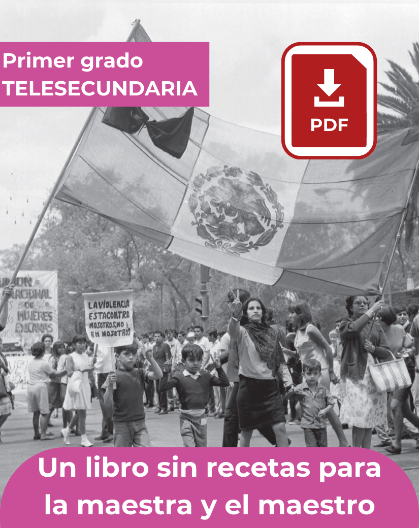 Un libro sin recetas para la maestra y el maestro fase 6 de primer grado de telesecundaria en formato PDF para descargar.