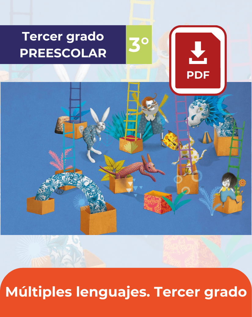 descargar libro Múltiples lenguajes para tercer grado de preescolar en pdf