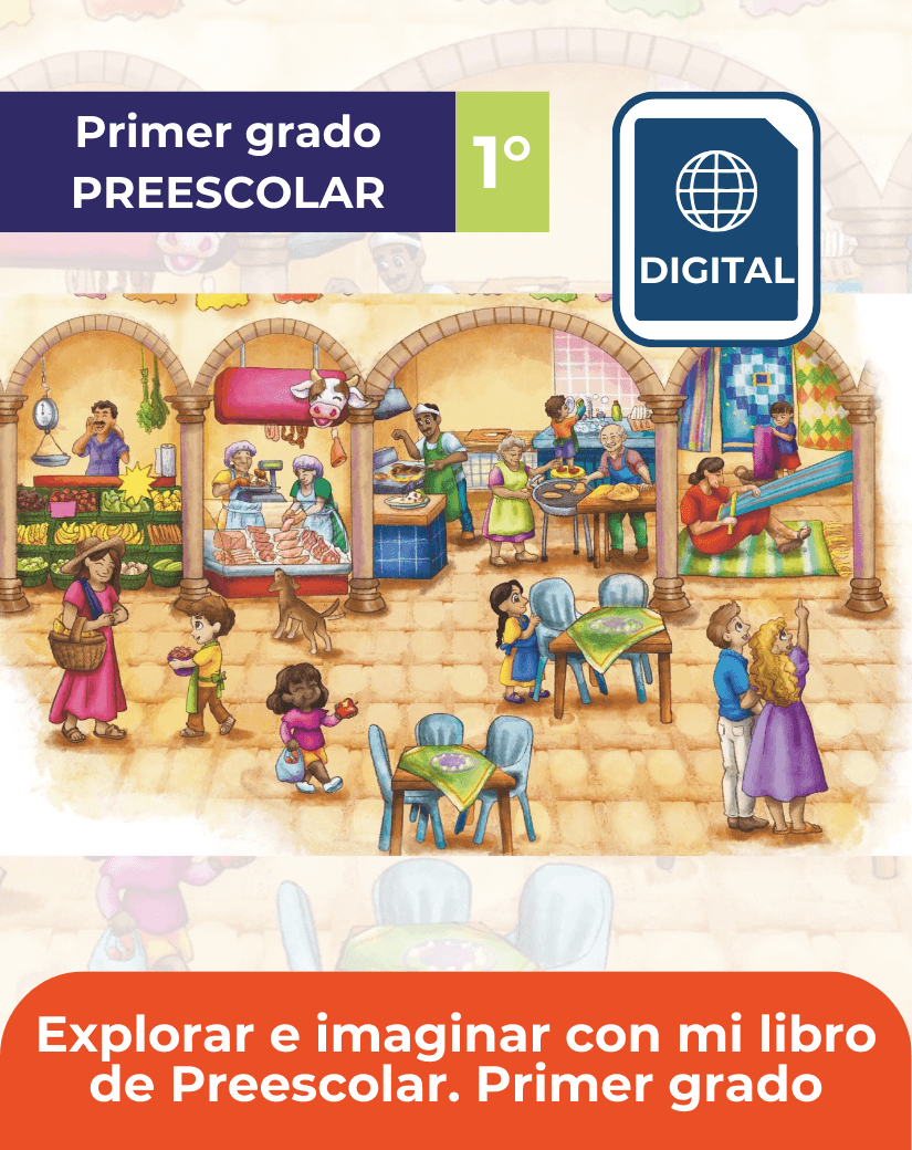 explorar e imaginar con mi libro de preescolar primer grado digital