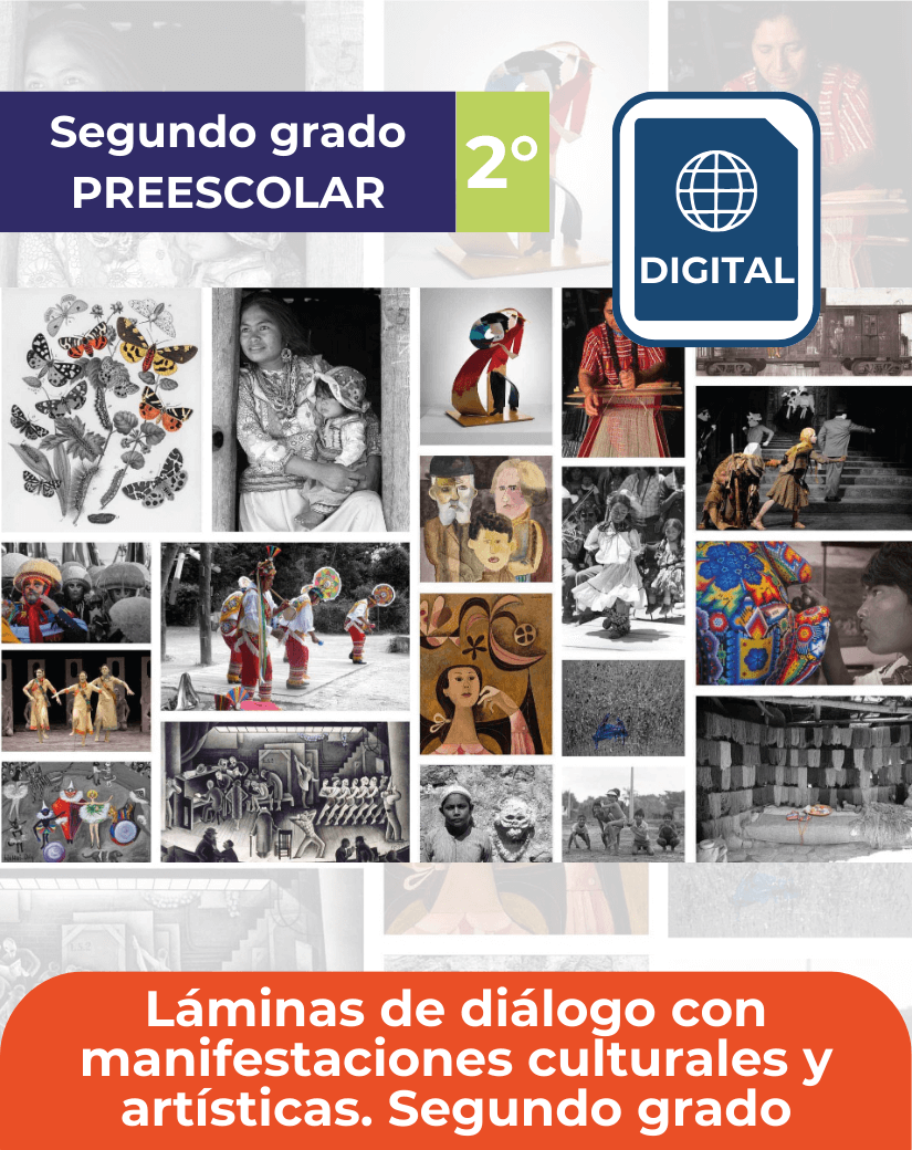 libro digital Láminas de diálogo con manifestaciones culturales y artísticas para segundo grado