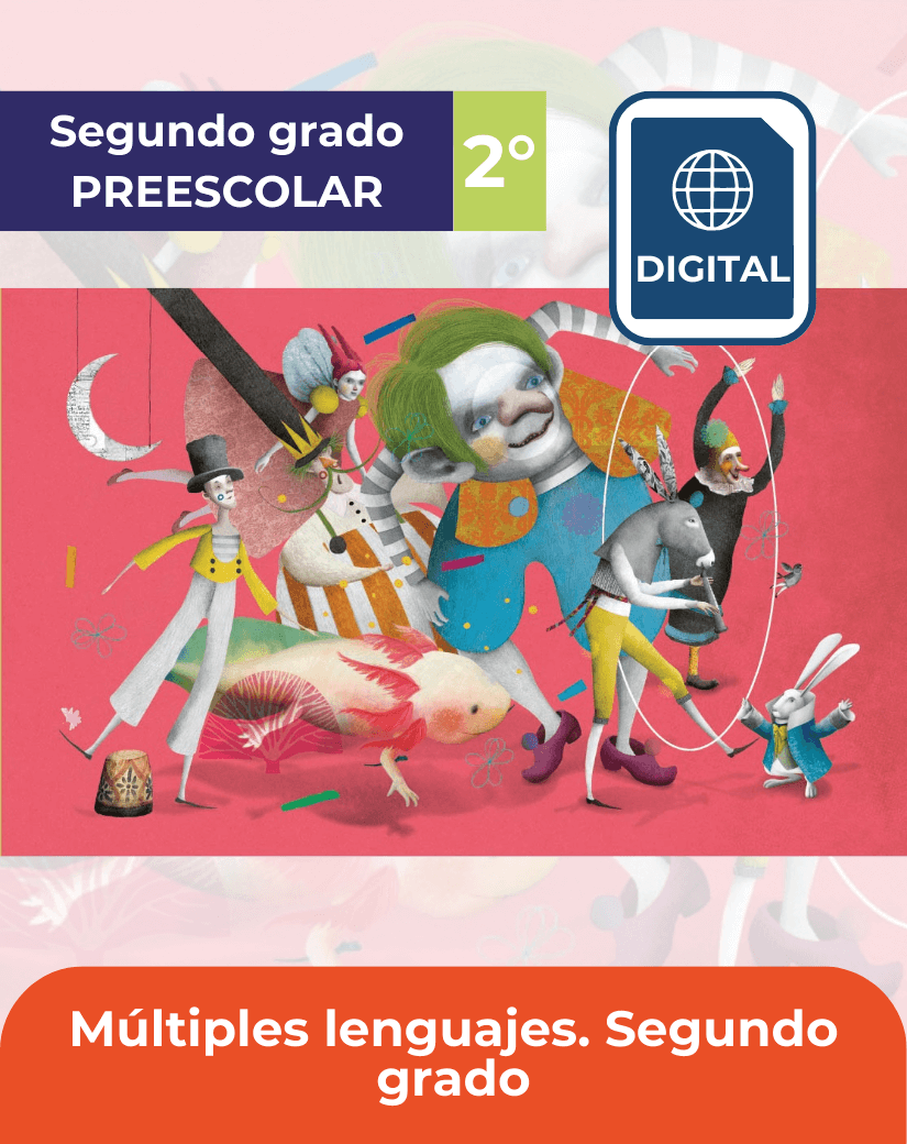 libro digital múltiples lenguajes para segundo grado de preescolar