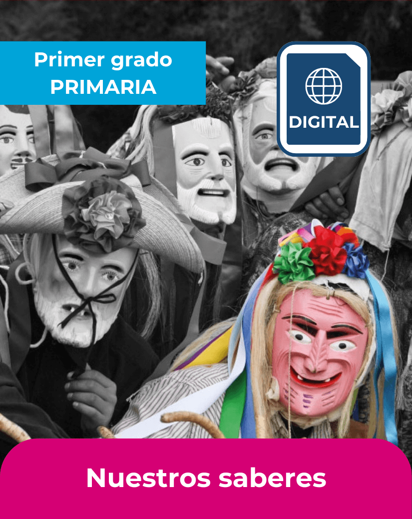 libro digital nuestros saberes primer grado de primaria