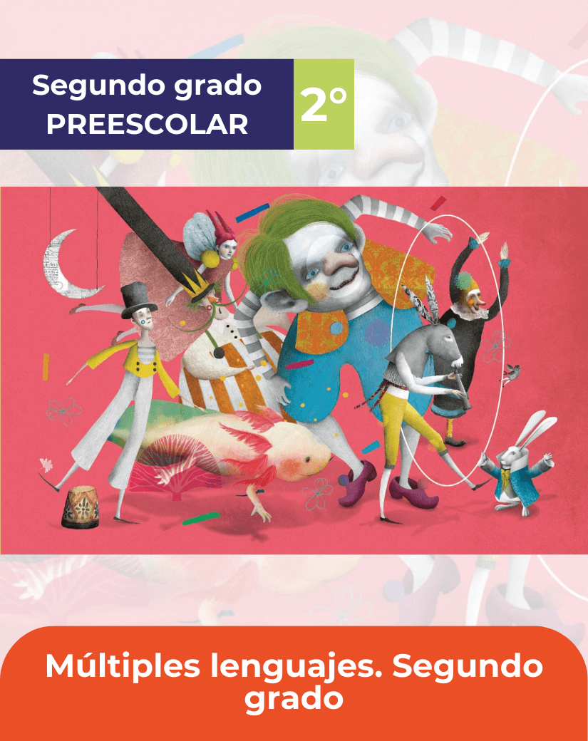 libro Múltiples lenguajes segundo grado de preescolar