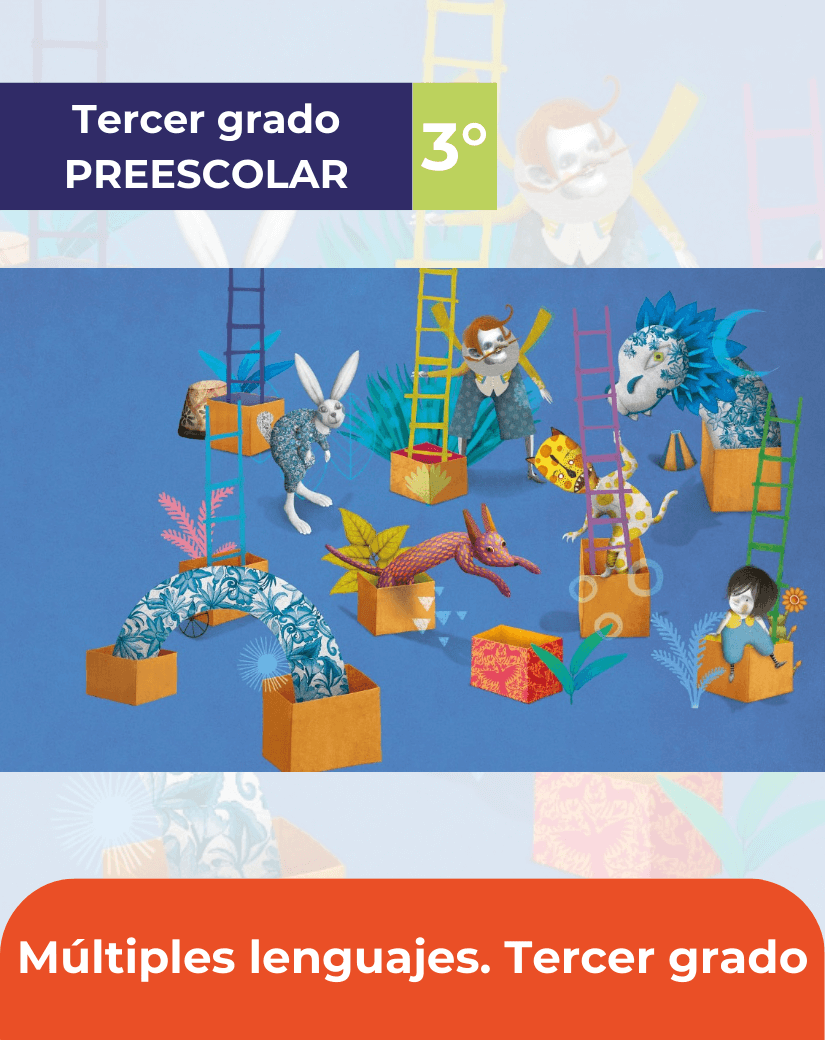 libro Múltiples lenguajes tercer grado de preescolar