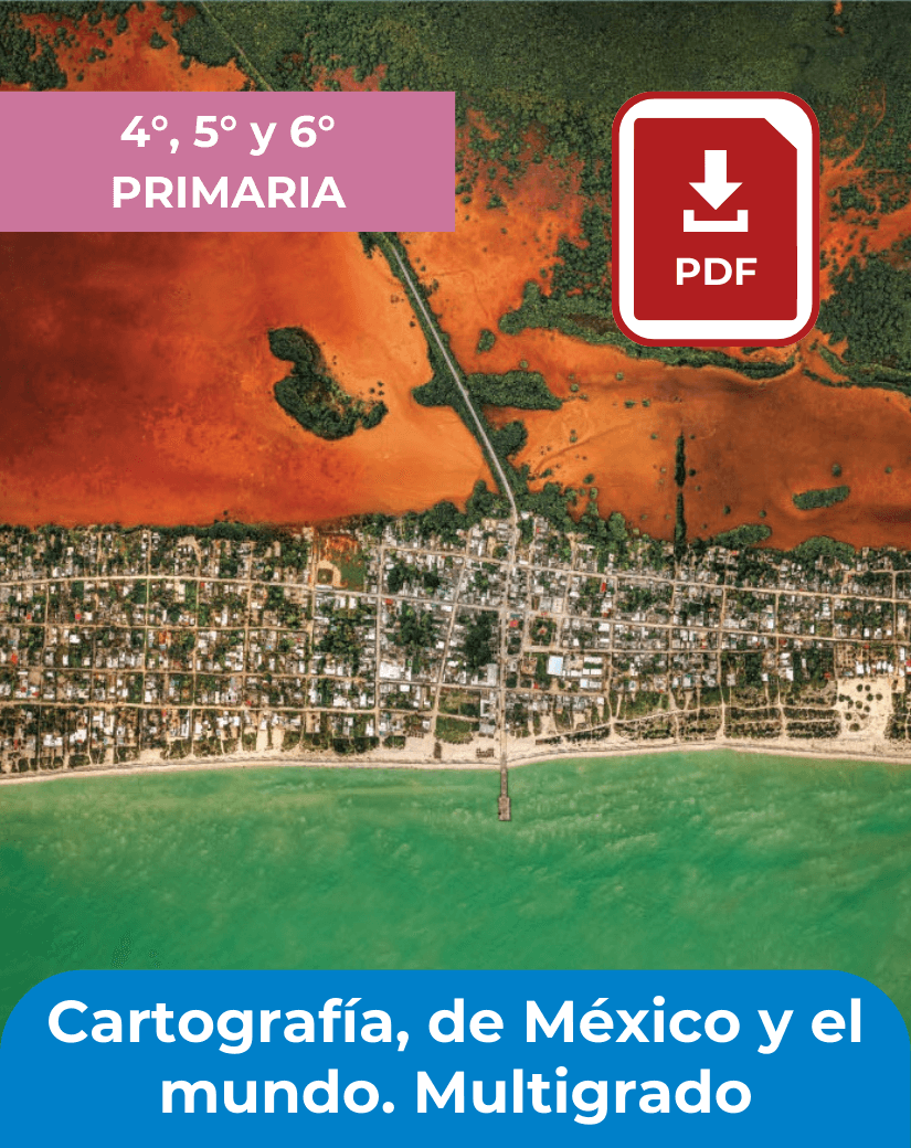 descargar libro cartografía de México y el mundo 4°, 5° y 6° en pdf