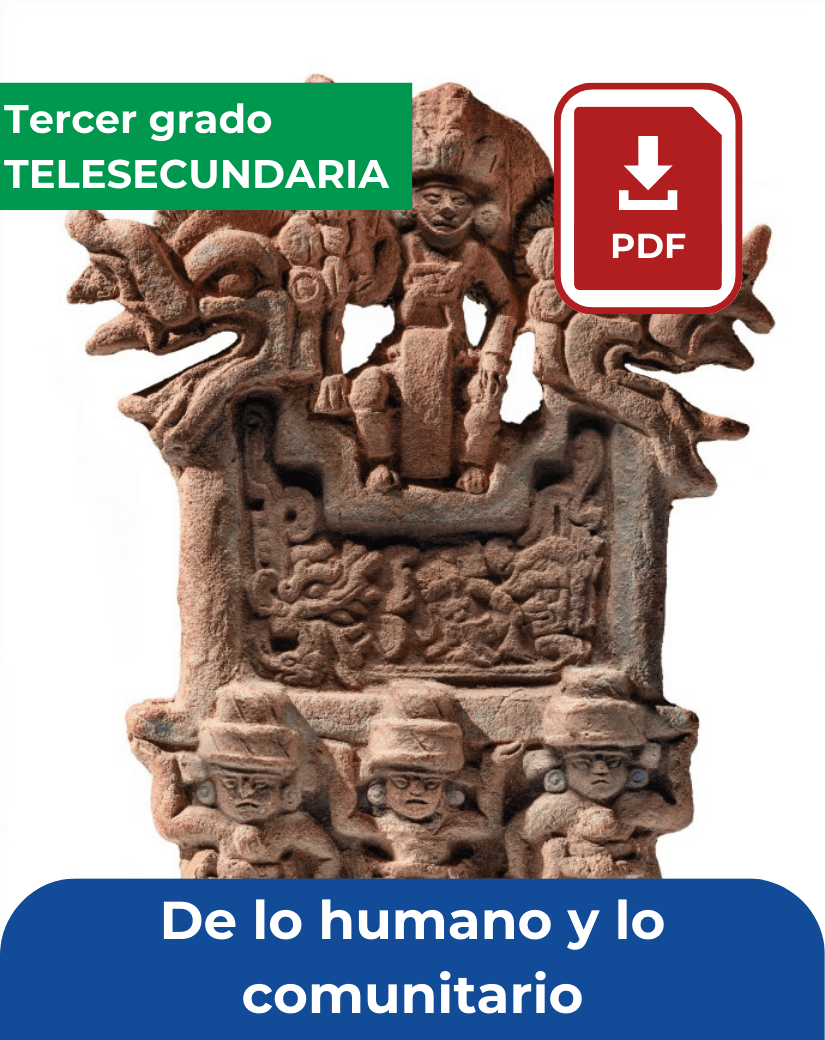 descargar libro De lo humano y lo comunitario tercer grado de telesecundaria en pdf