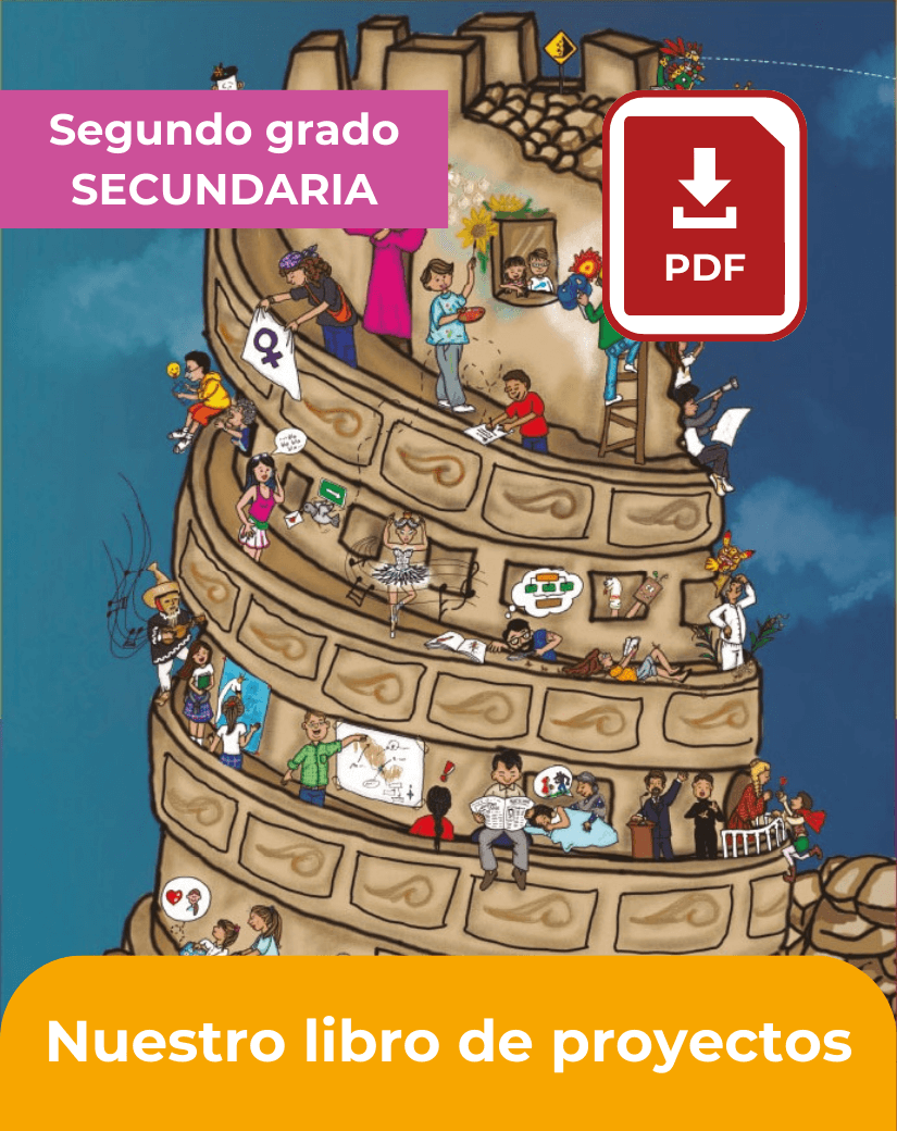 descargar Nuestro libro de proyectos para segundo de secundaria en pdf