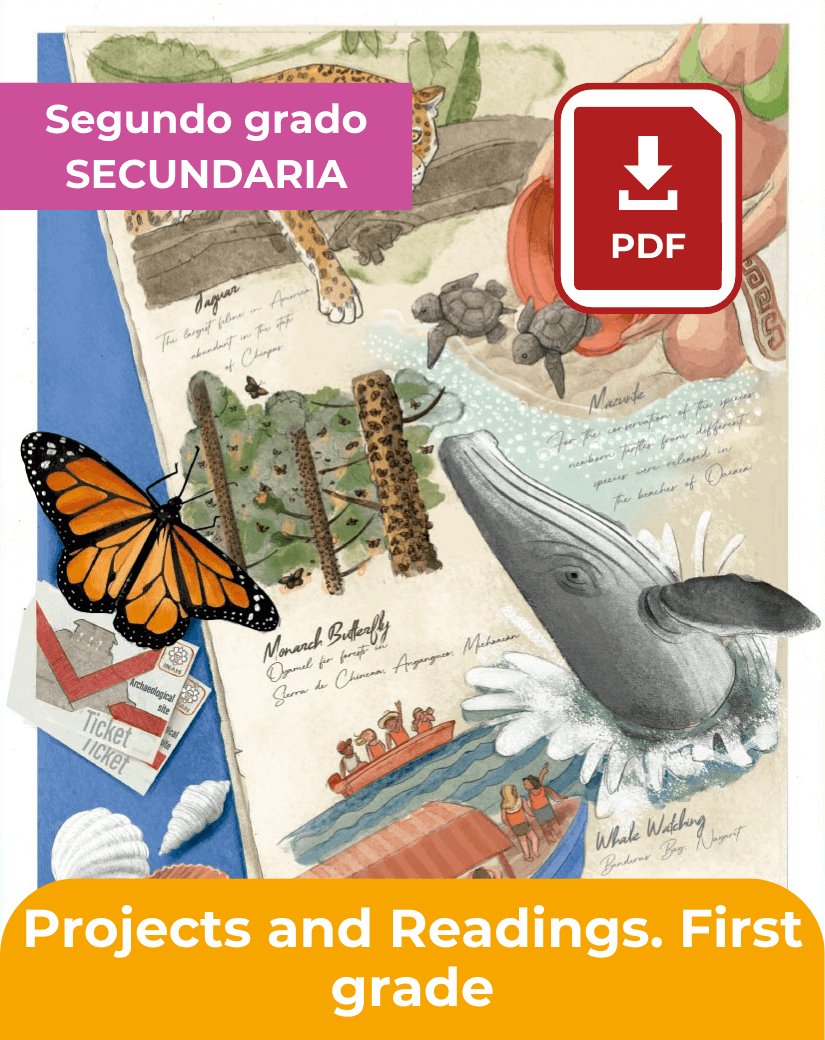 descargar libro de inglés Projects and readings segundo de secundaria en pdf