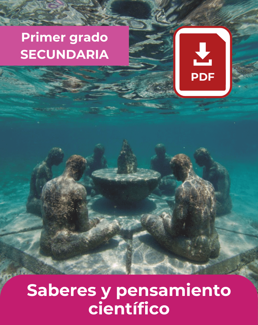 descargar libro Saberes y pensamiento científico primer grado de secundaria