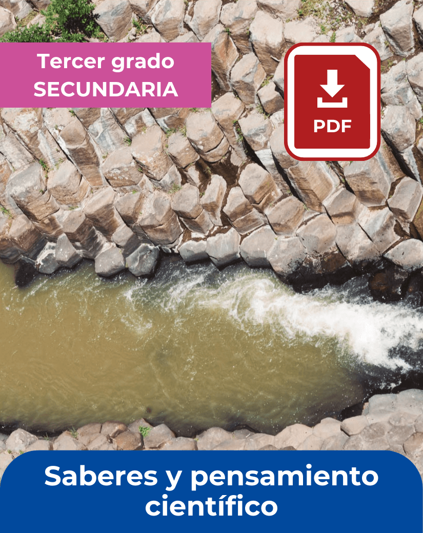 descargar libro Saberes y pensamiento científico tercer grado de secundaria