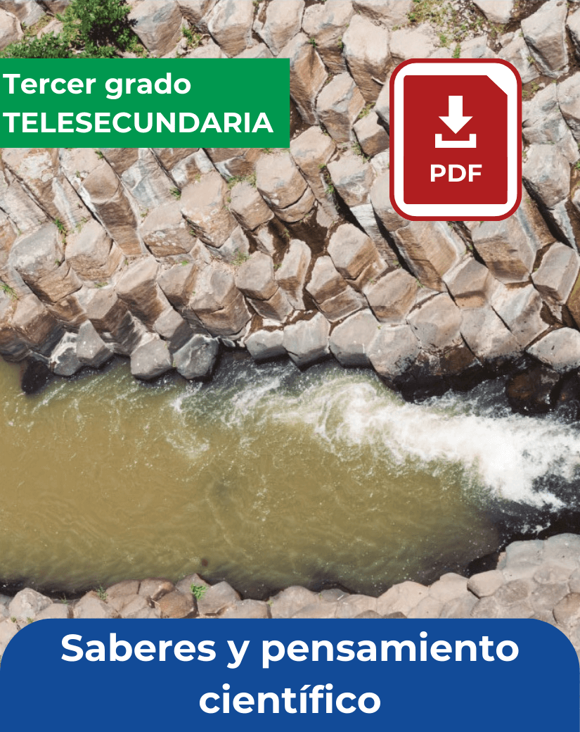 descargar libro Saberes y pensamiento científico tercer grado de telesecundaria en pdf