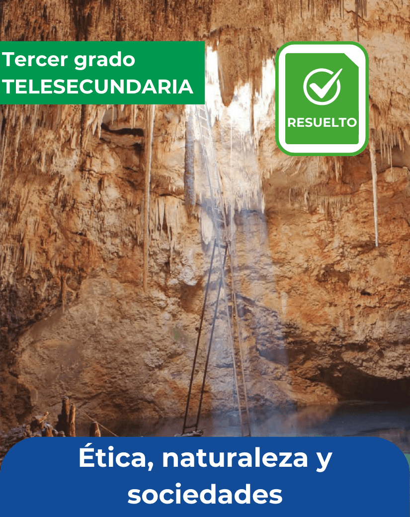 libro resuelto ética, naturaleza y sociedades tercer grado de telesecundaria