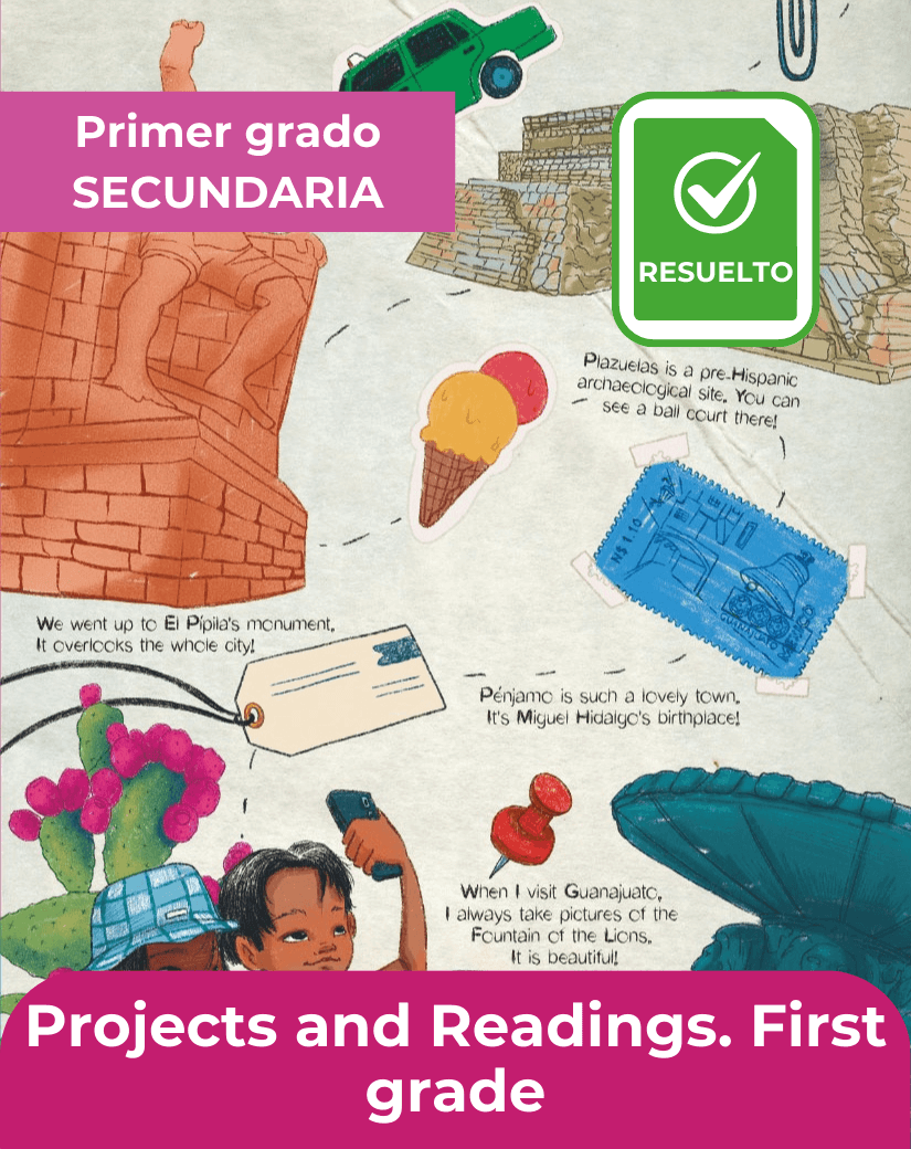 libro resuelto de inglés Projects and readings primer grado de secundaria