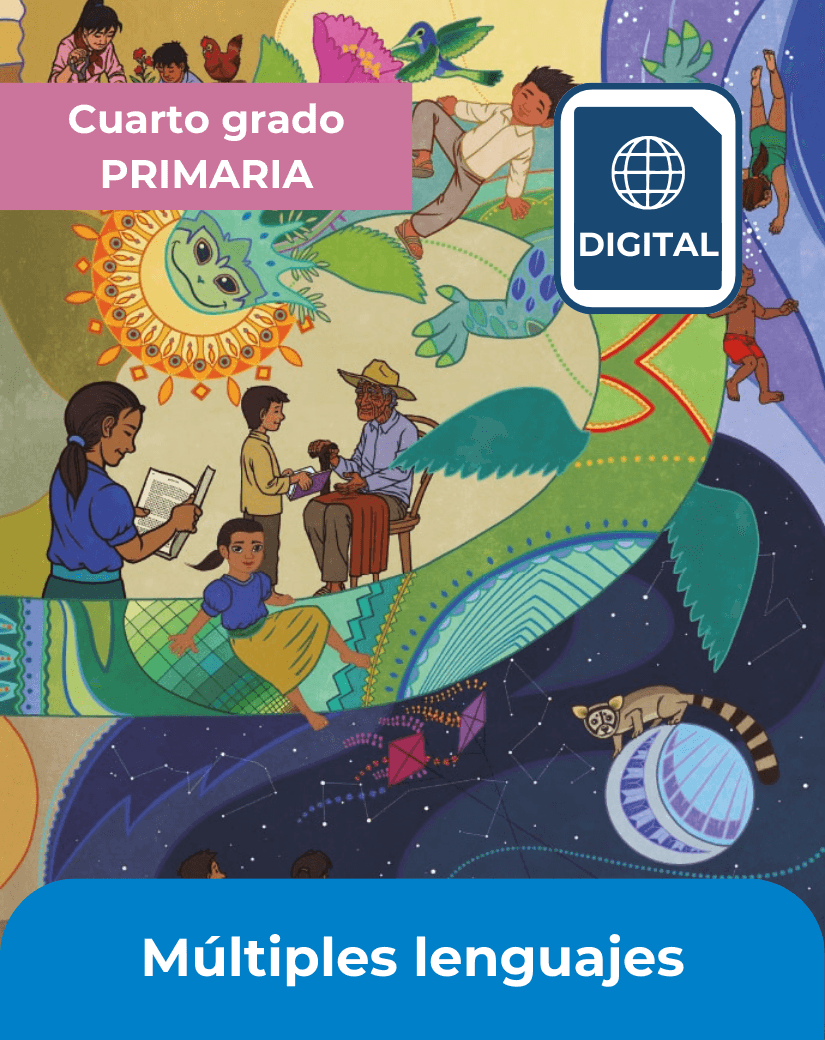 libro digital Múltiples lenguajes para cuarto grado de primaria