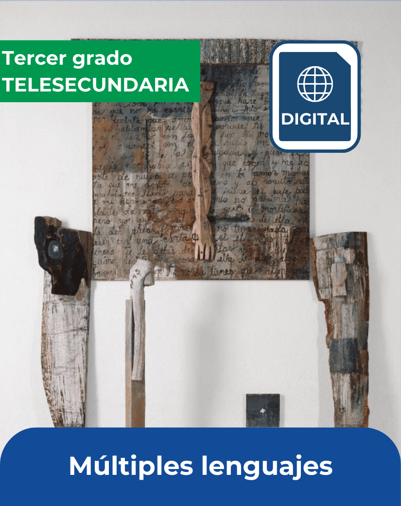 libro digital Múltiples lenguajes tercer grado de telesecundaria