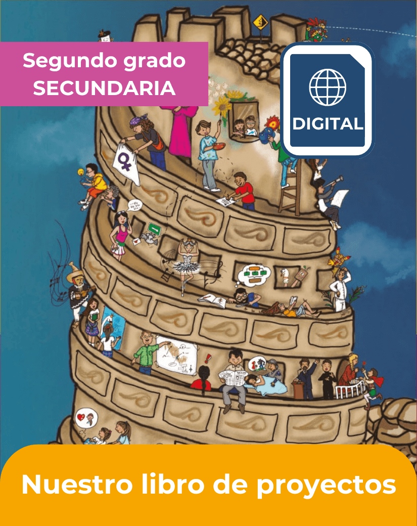 versión digital de Nuestro libro de proyectos para segundo de secundaria