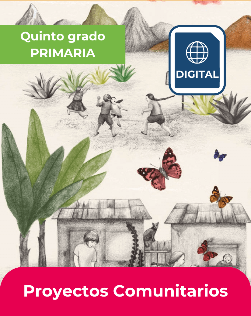 libro digital proyectos comunitarios quinto grado