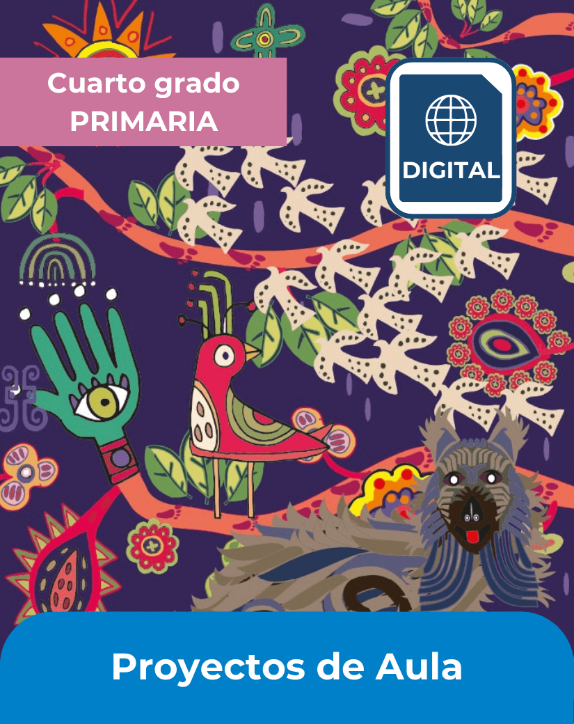 libro digital Proyectos de aula para cuarto grado de primaria