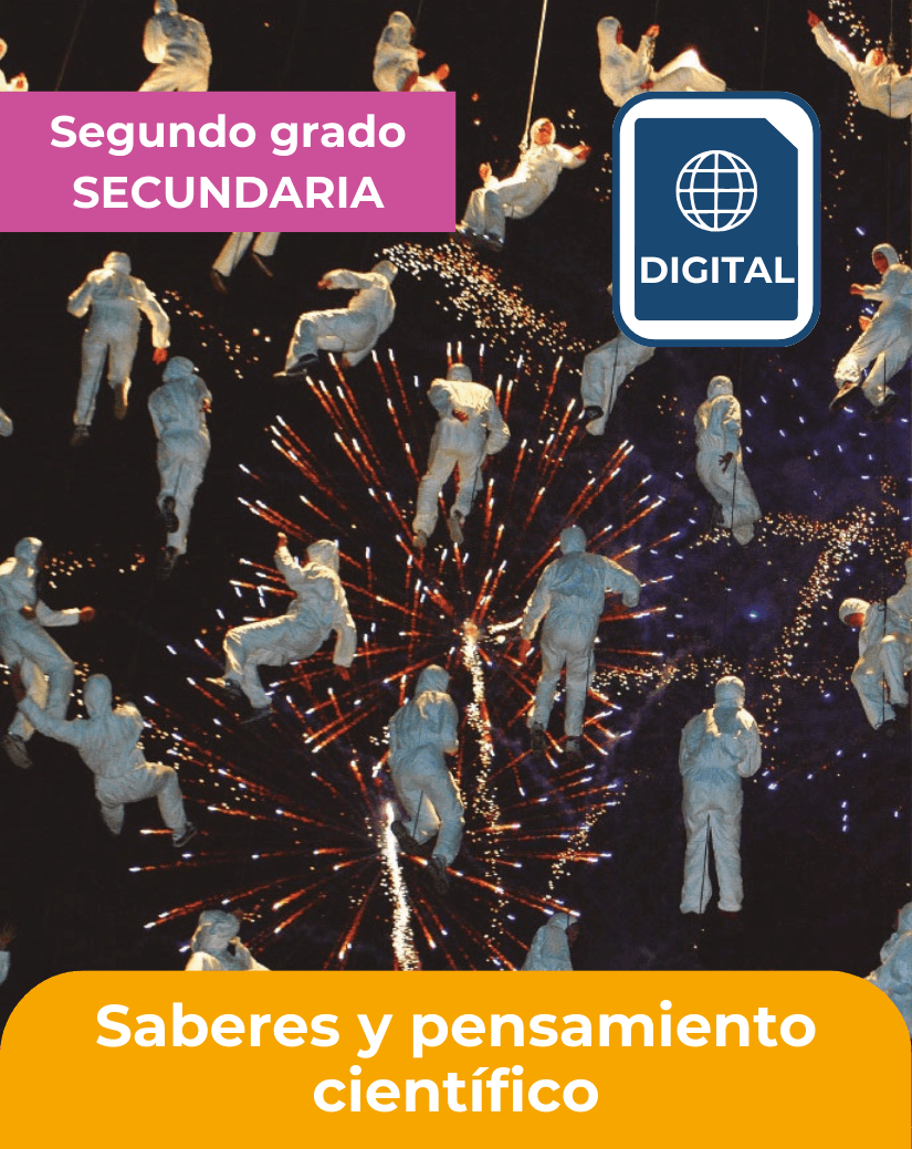 libro digital Saberes y pensamiento científico segundo de secundaria