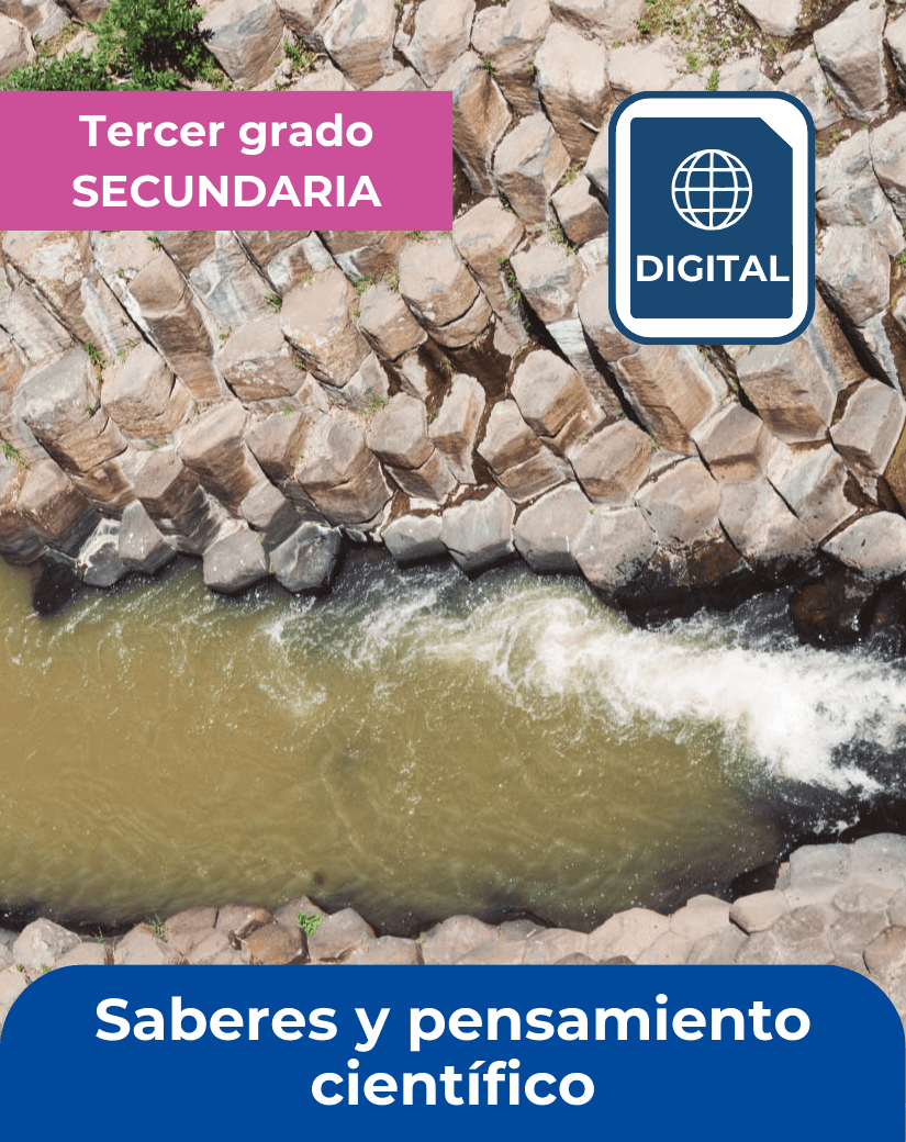 libro digital Saberes y pensamiento científico tercer grado de secundaria