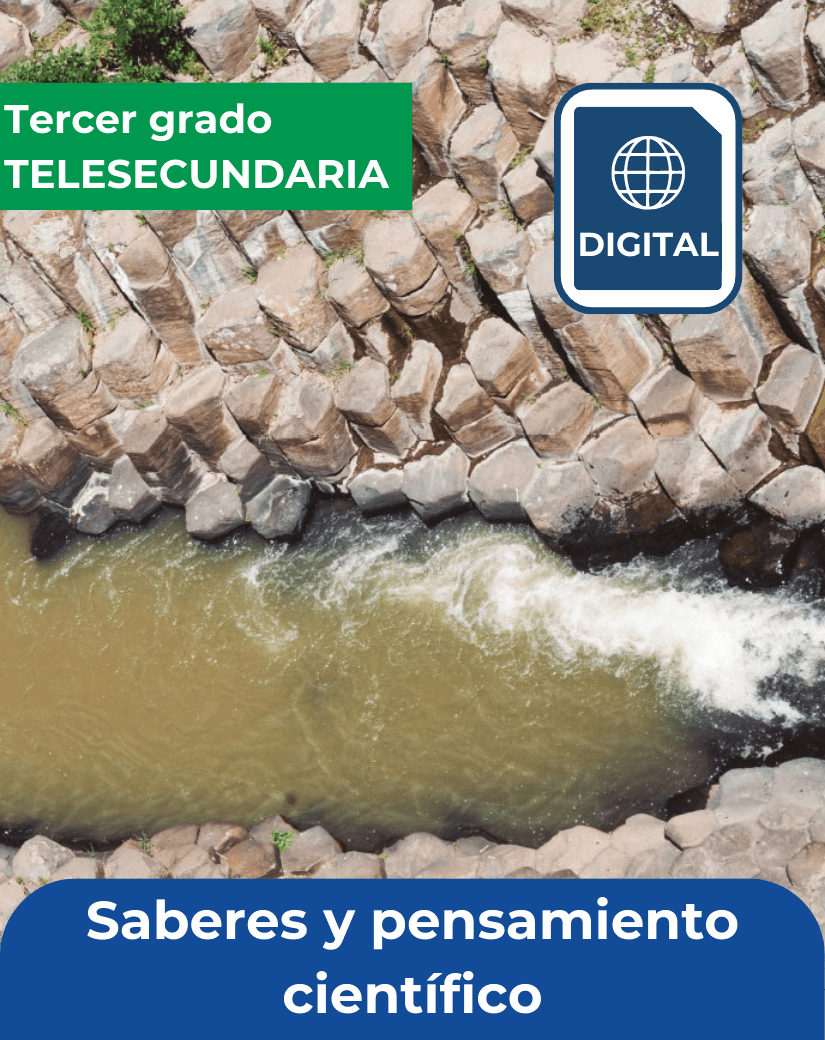 libro digital Saberes y pensamiento científico tercer grado de telesecundaria