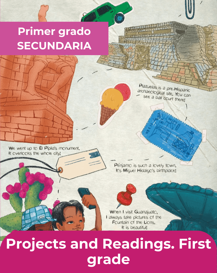 libro de inglés Projects and readings primer grado de secundaria