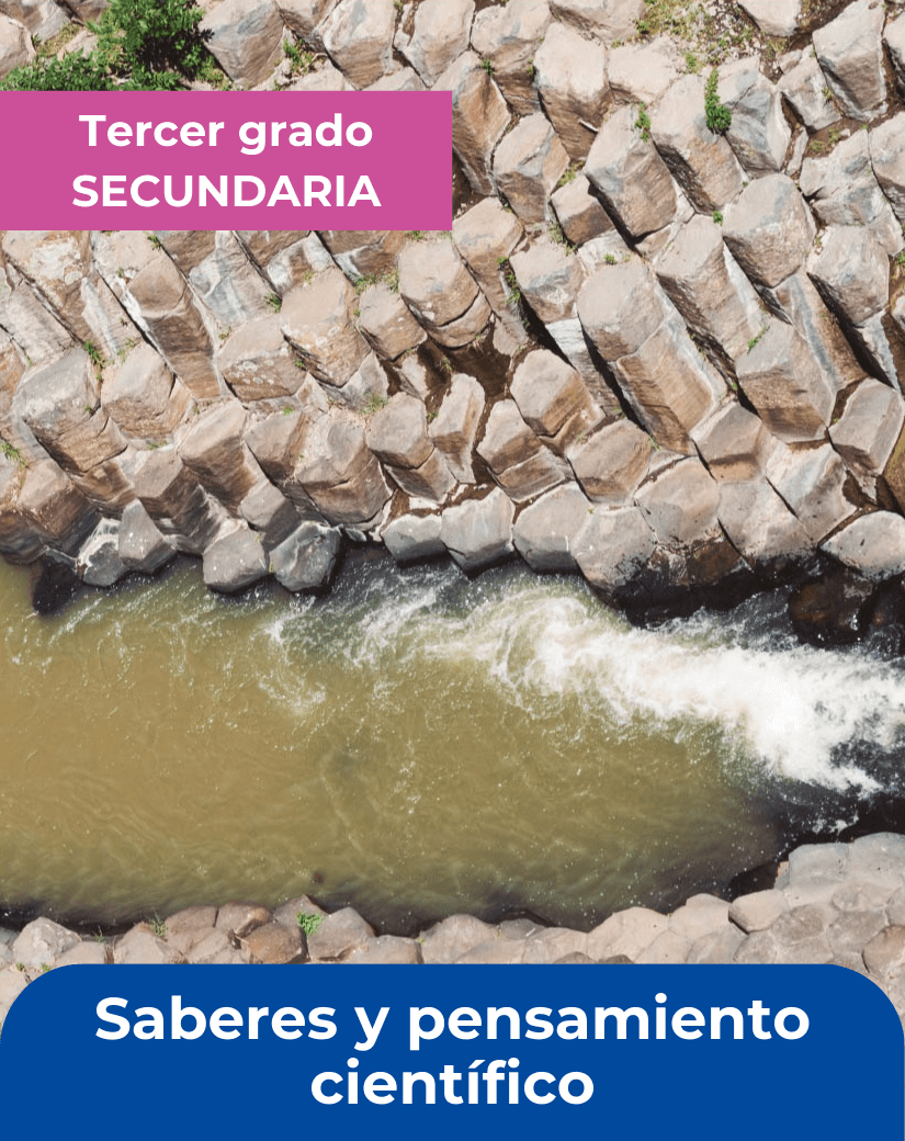 libro Saberes y pensamiento científico tercer grado de secundaria