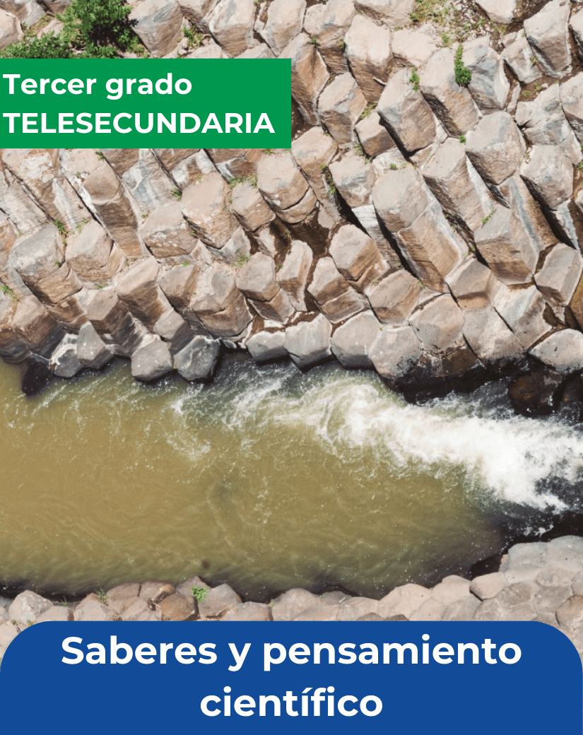 libro Saberes y pensamiento científico tercer grado de telesecundaria