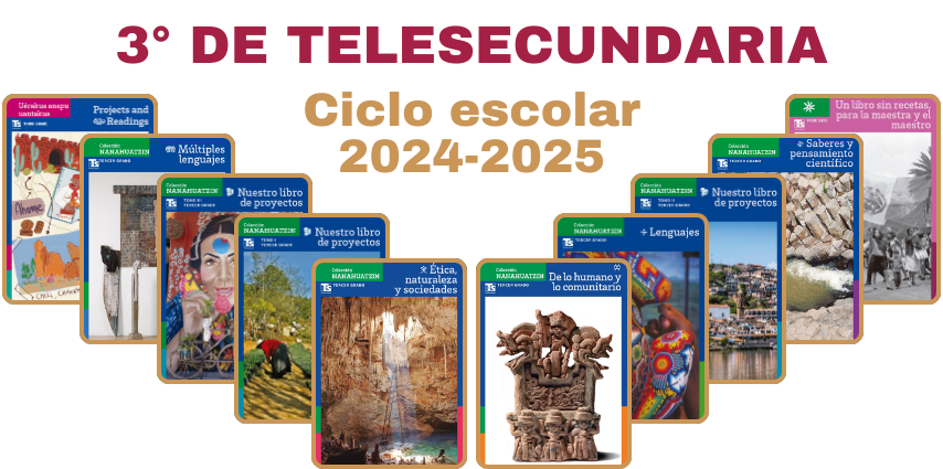 libros de la SEP para tercer grado de telesecundaria